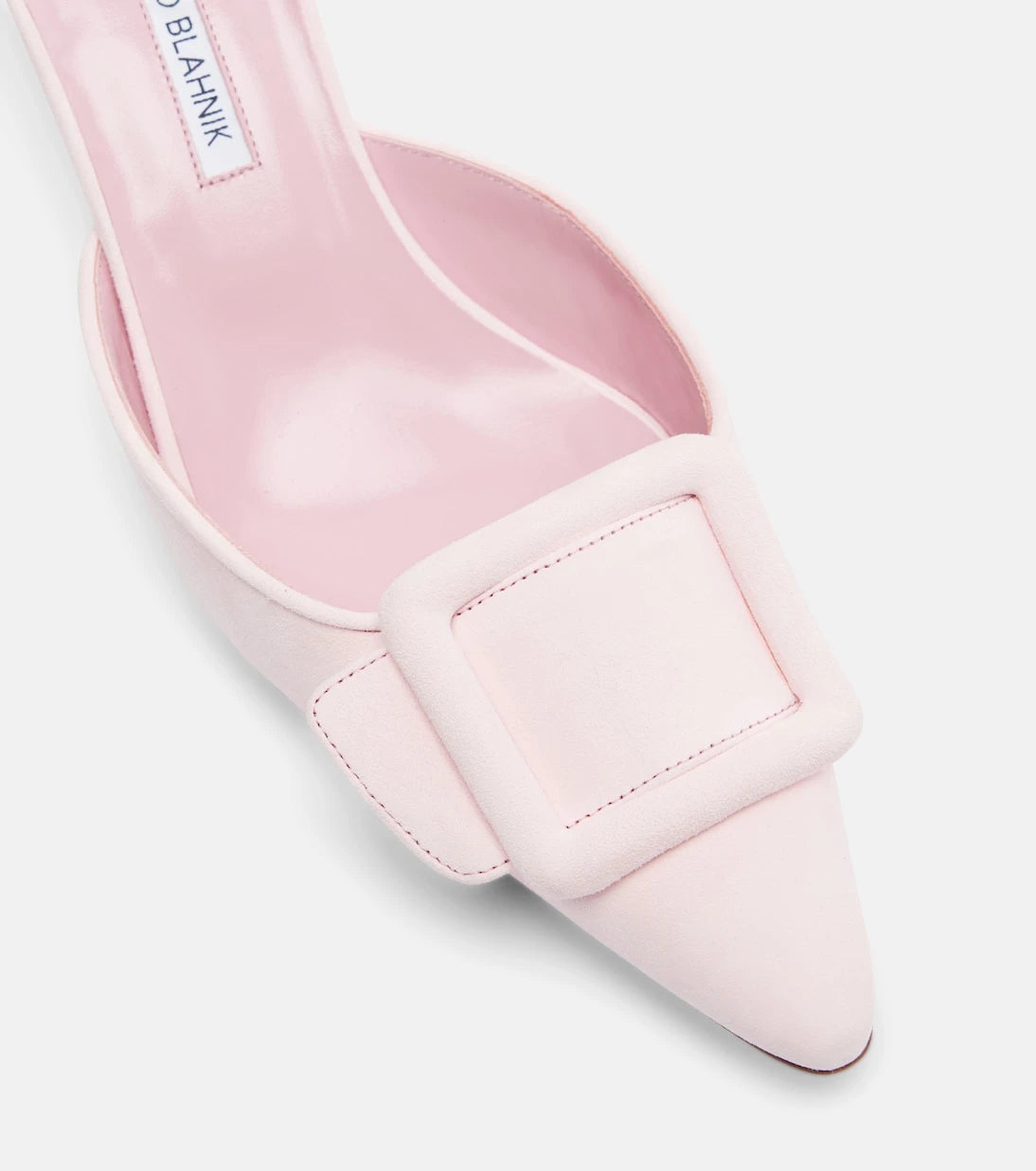 Manolo Blahnik - حذاء المول سيلك ميزال 50 من الشامواه