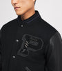 Polo Ralph Lauren Wool-Blend Leather-Sleeve Varsity Jacket