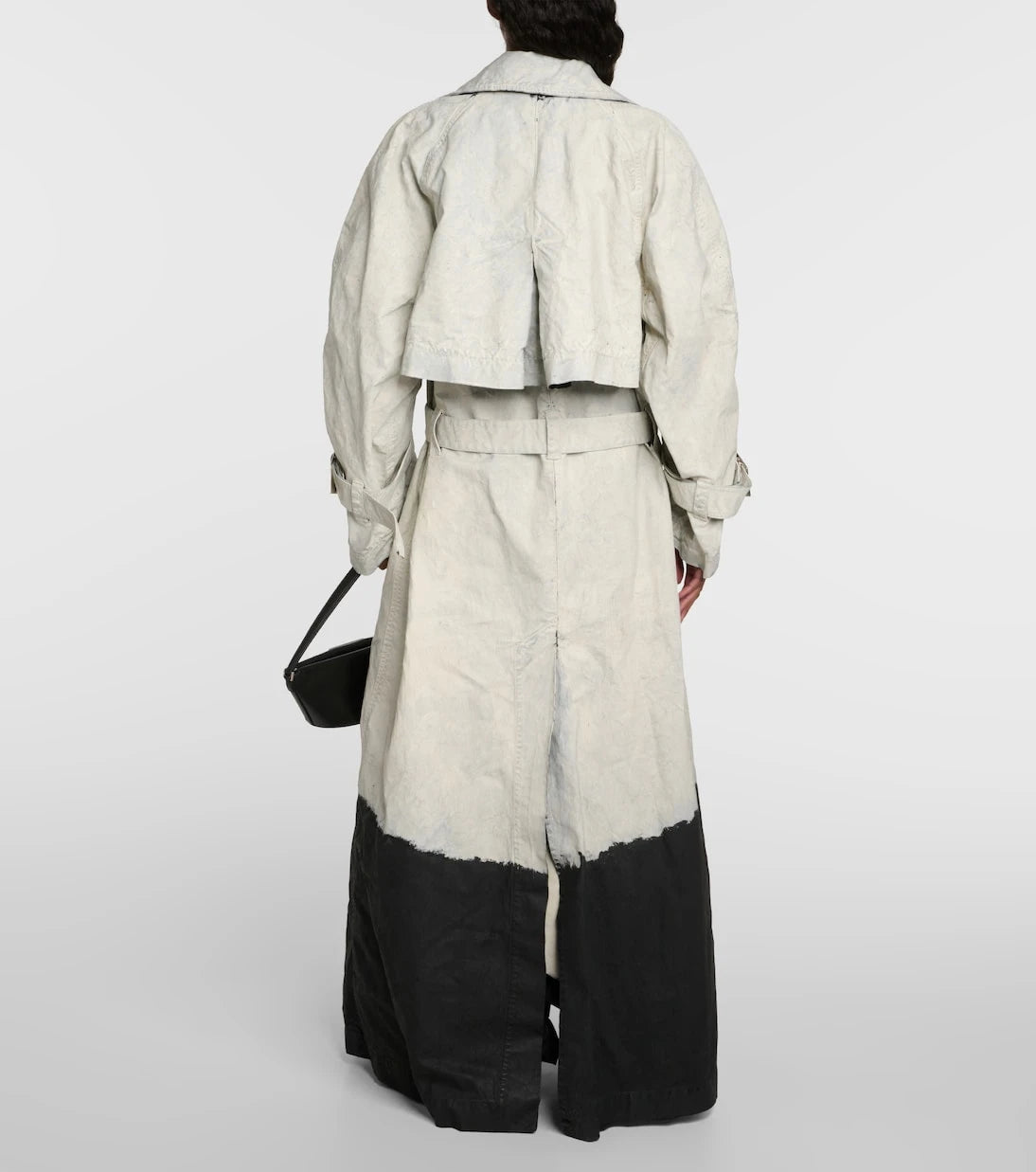 The Attico - Coated denim trench coat