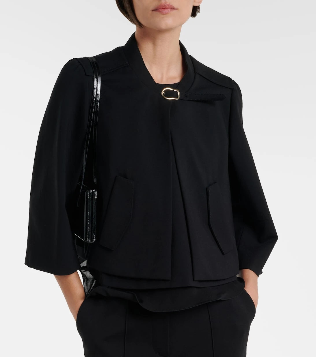 Dorothee Schumacher - Emotional Essence jarse crop ceket