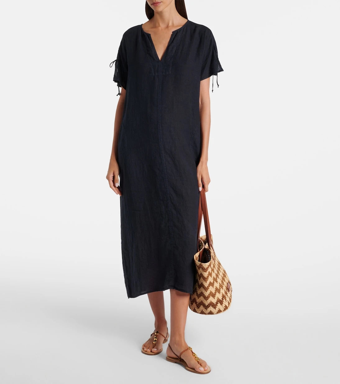 Velvet - Maeve linen midi dress