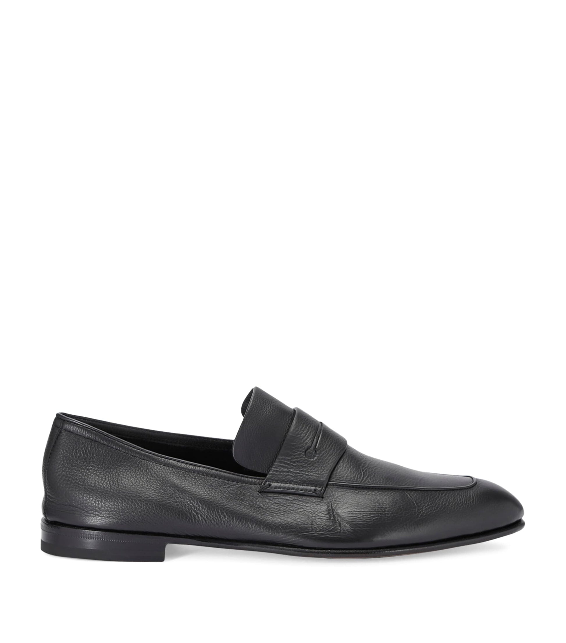 Leather-Cashmere L'Asola SECONDSKIN Loafers