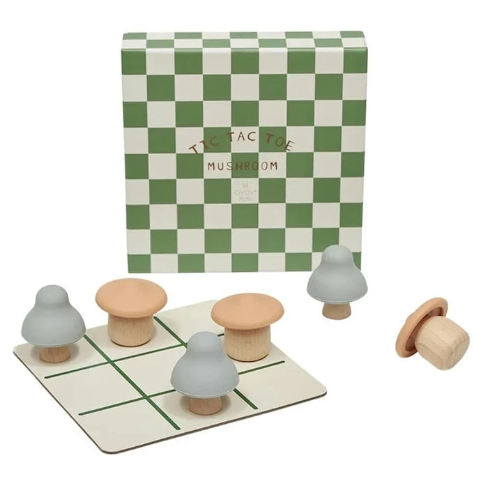 Игра за деца OYOY Mushroom Tic Tac Toe