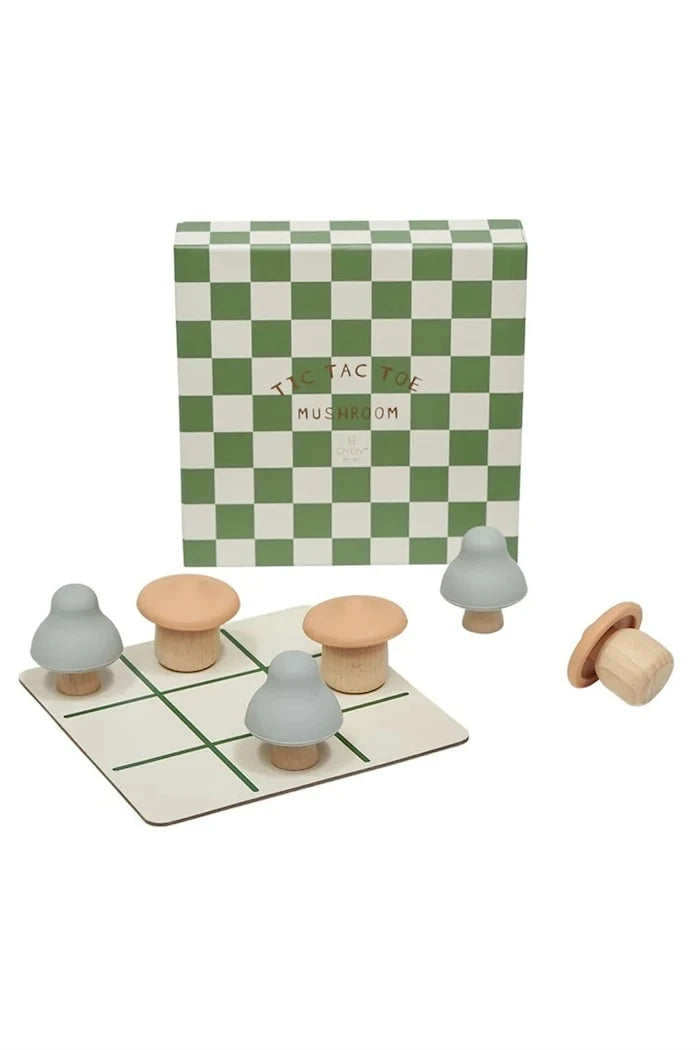 Игра за деца OYOY Mushroom Tic Tac Toe