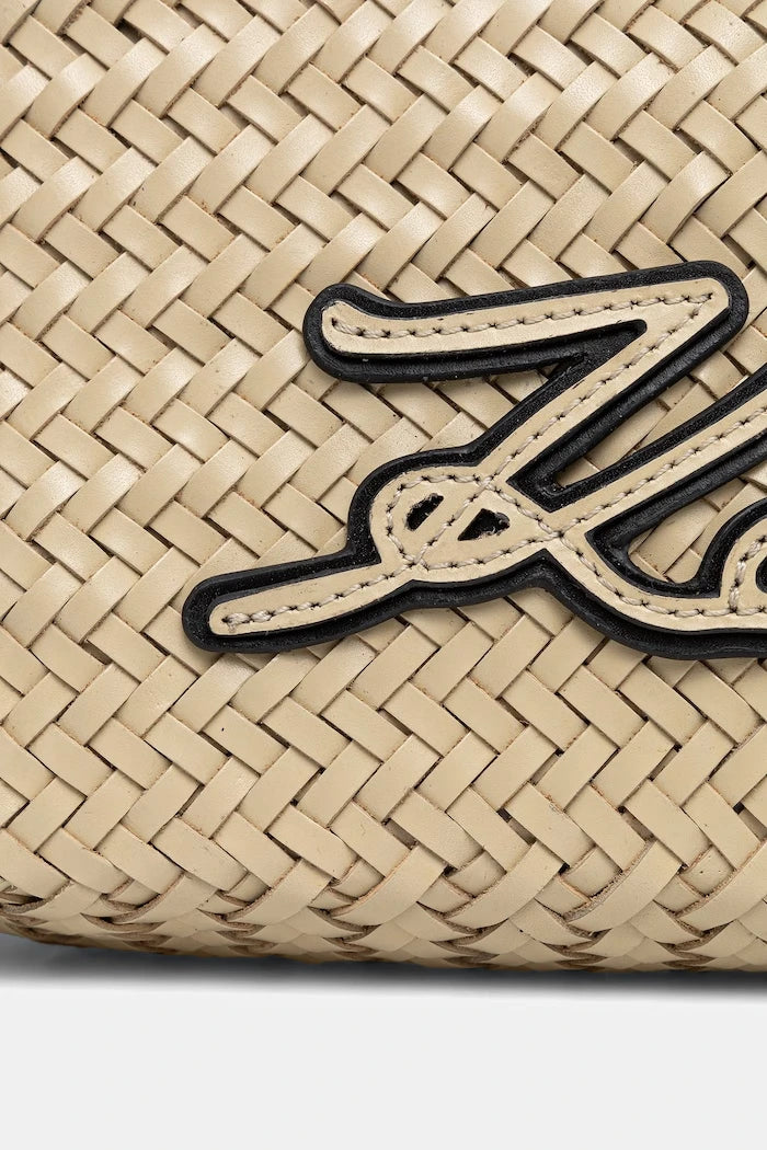 Karl Lagerfeld Чанта tote дамска от кожа K/SIGNATURE