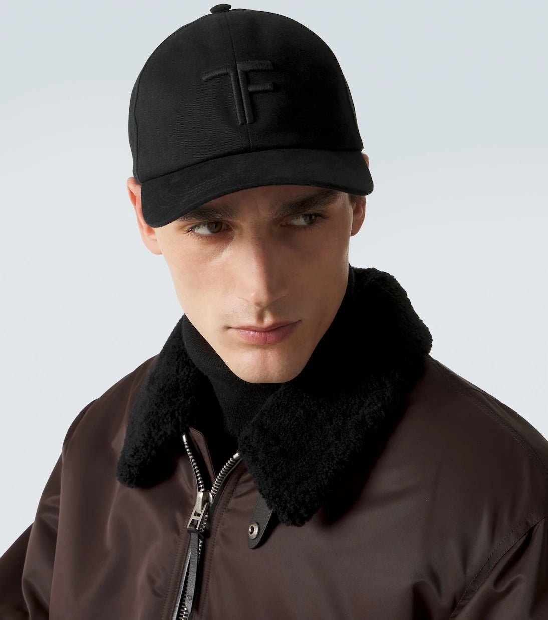 Tom Ford - Logo embroidered cotton baseball cap