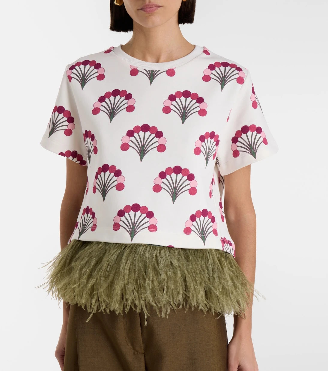 La DoubleJ - La Scala printed cotton jersey T-shirt