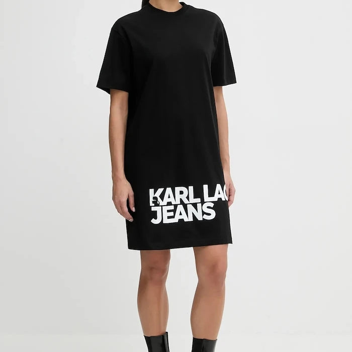 Karl Lagerfeld Jeans рокля от памук