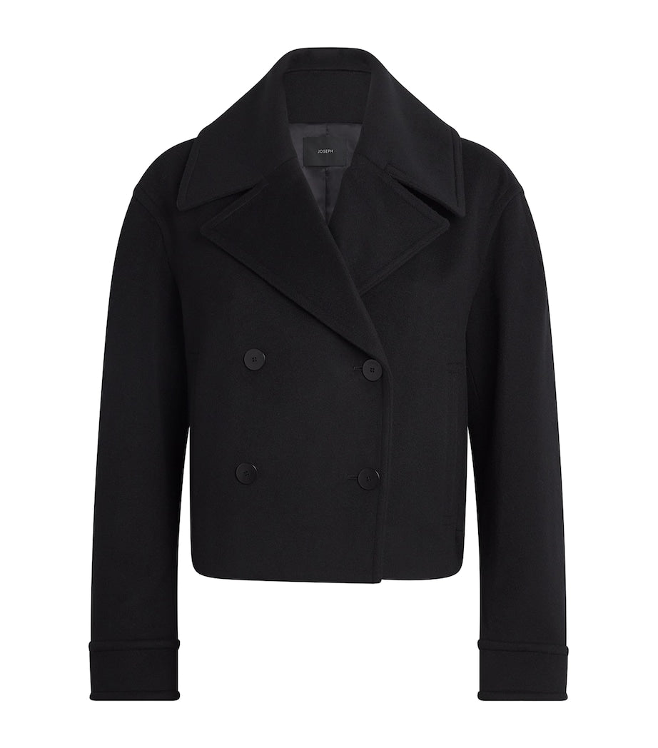 Joseph Black Wool-Cashmere Luc Jacket