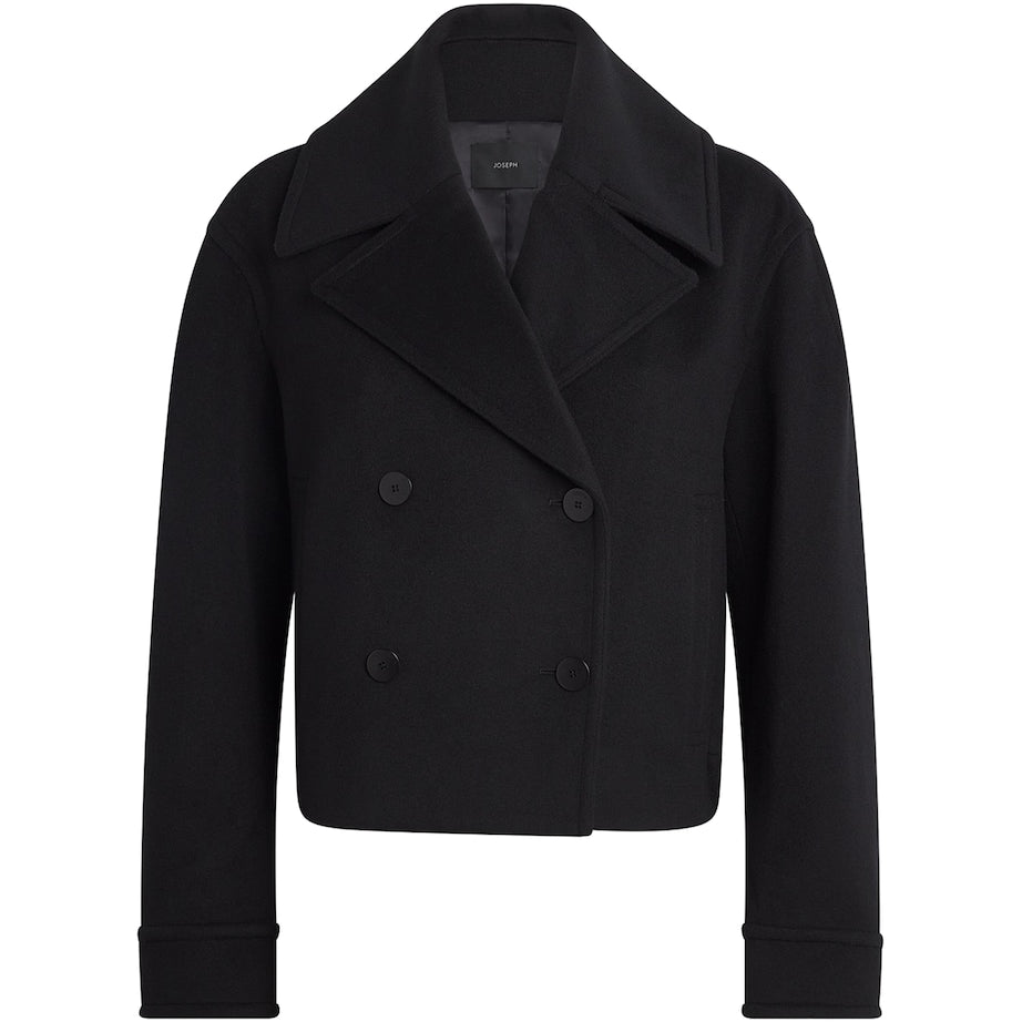 Joseph Black Wool-Cashmere Luc Jacket