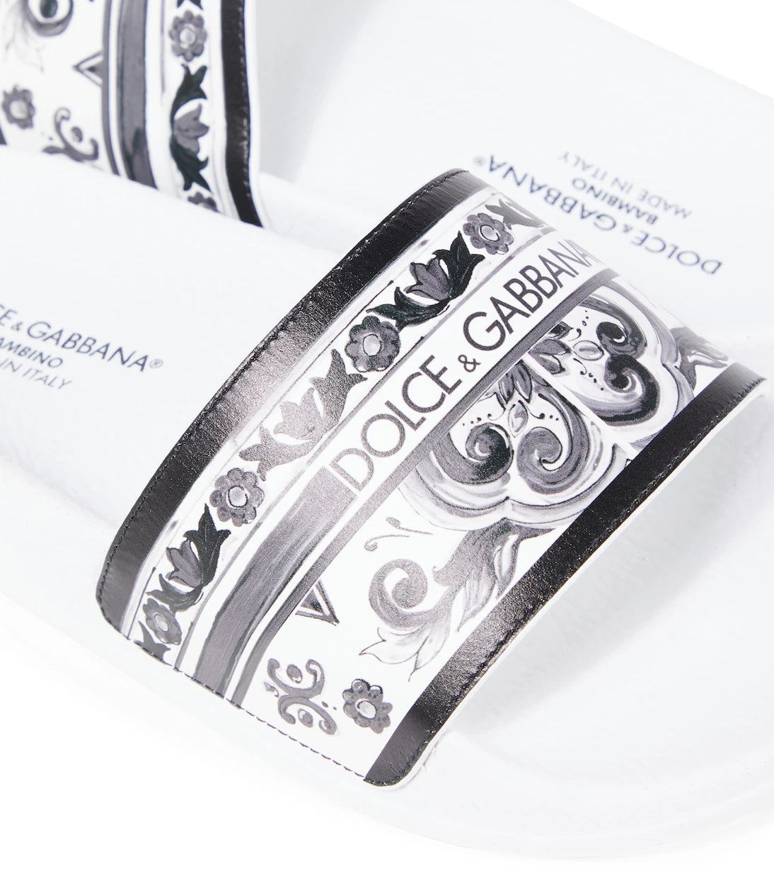 Dolce&Gabbana Kids - Majolica slides