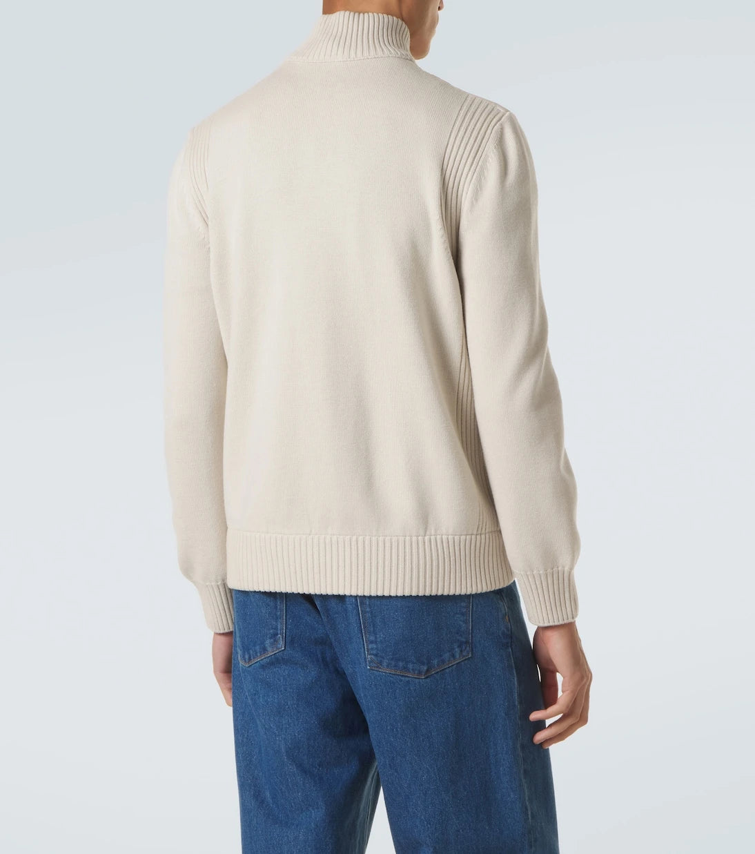 Moncler - Tricot down-paneled virgin wool cardigan