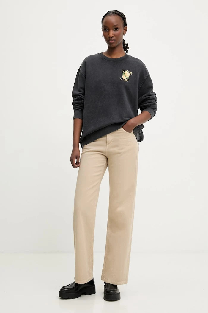 HUGO Kadın Pamuklu Sweatshirt Classic crew_8
