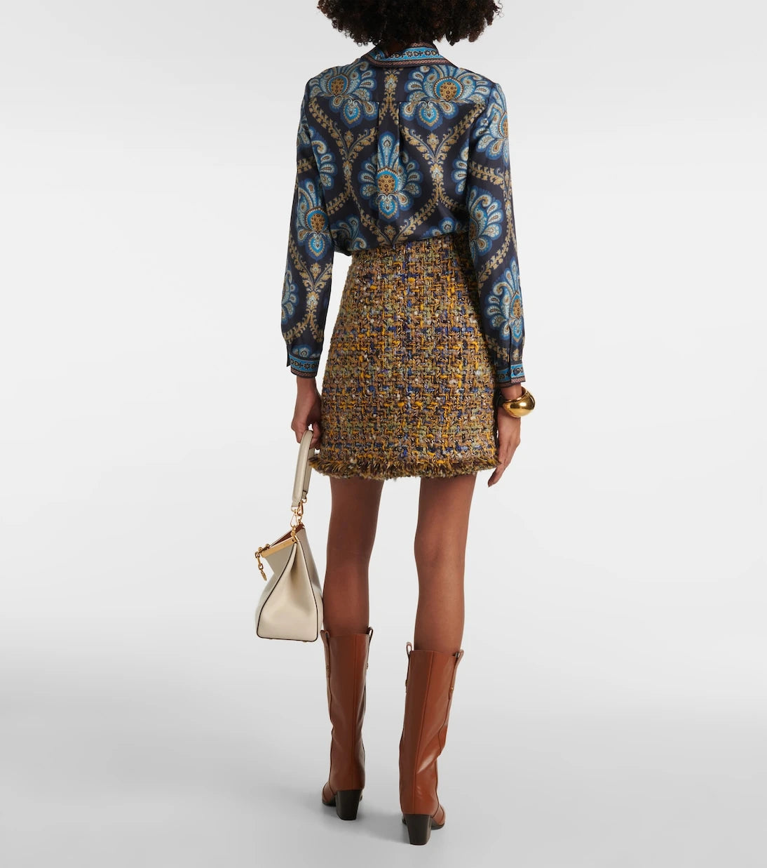 Etro - Tweed miniskirt