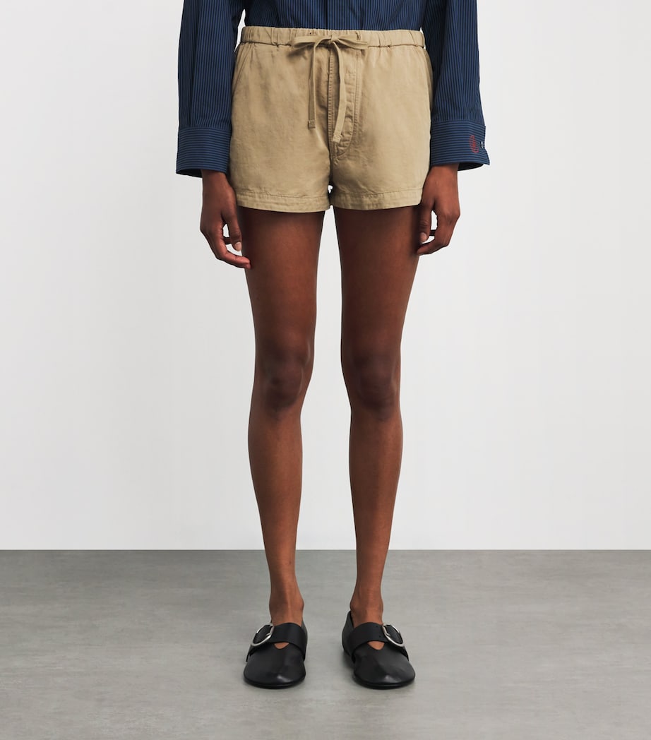 Cotton-Linen Este Shorts