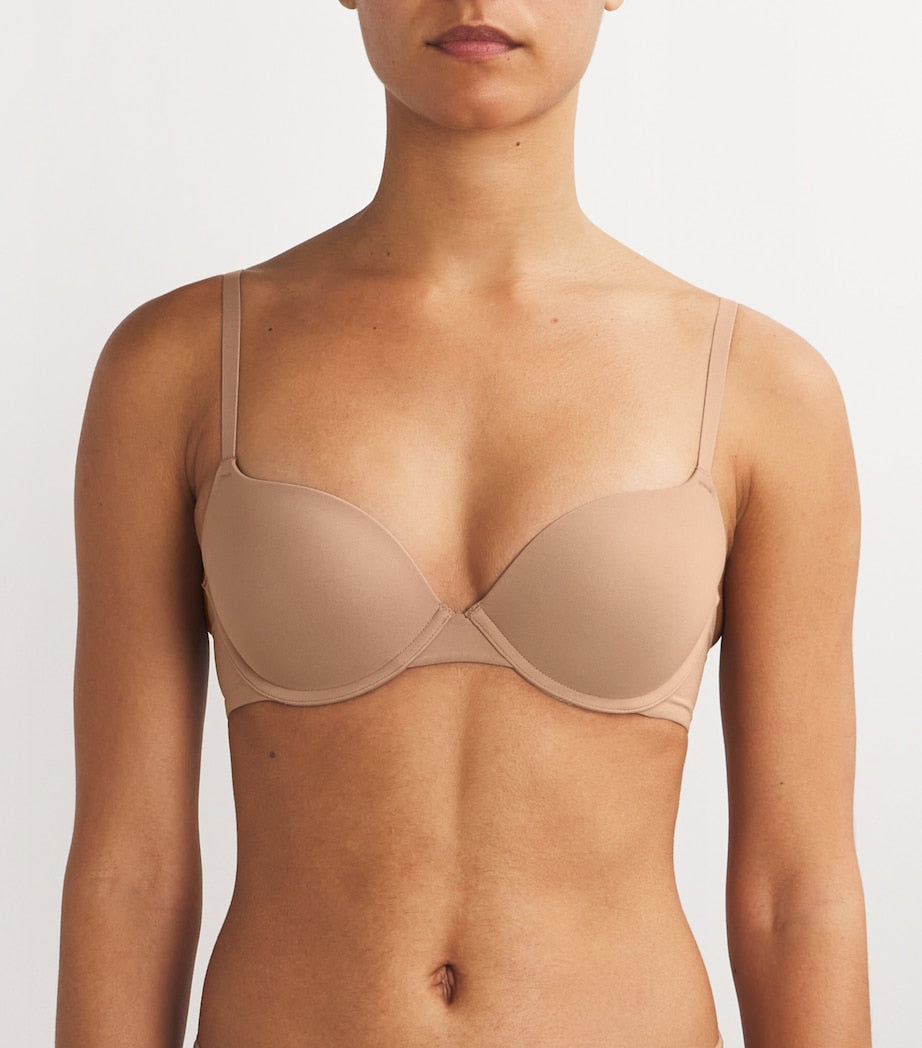 Skims Brown Fits Everybody Push-Up Demi Bra