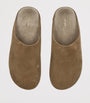Beige Hudson Suede Mules