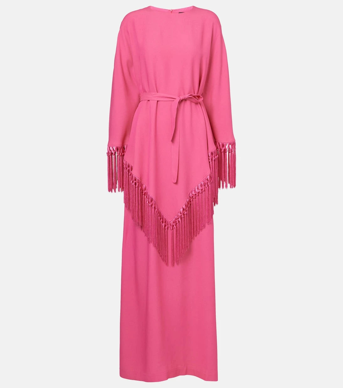 Taller Marmo - Fringed crêpe cady kaftan