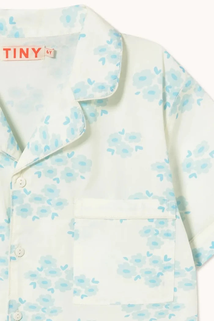 Детска памучна пижама Tinycottons BLOSSOMS SET