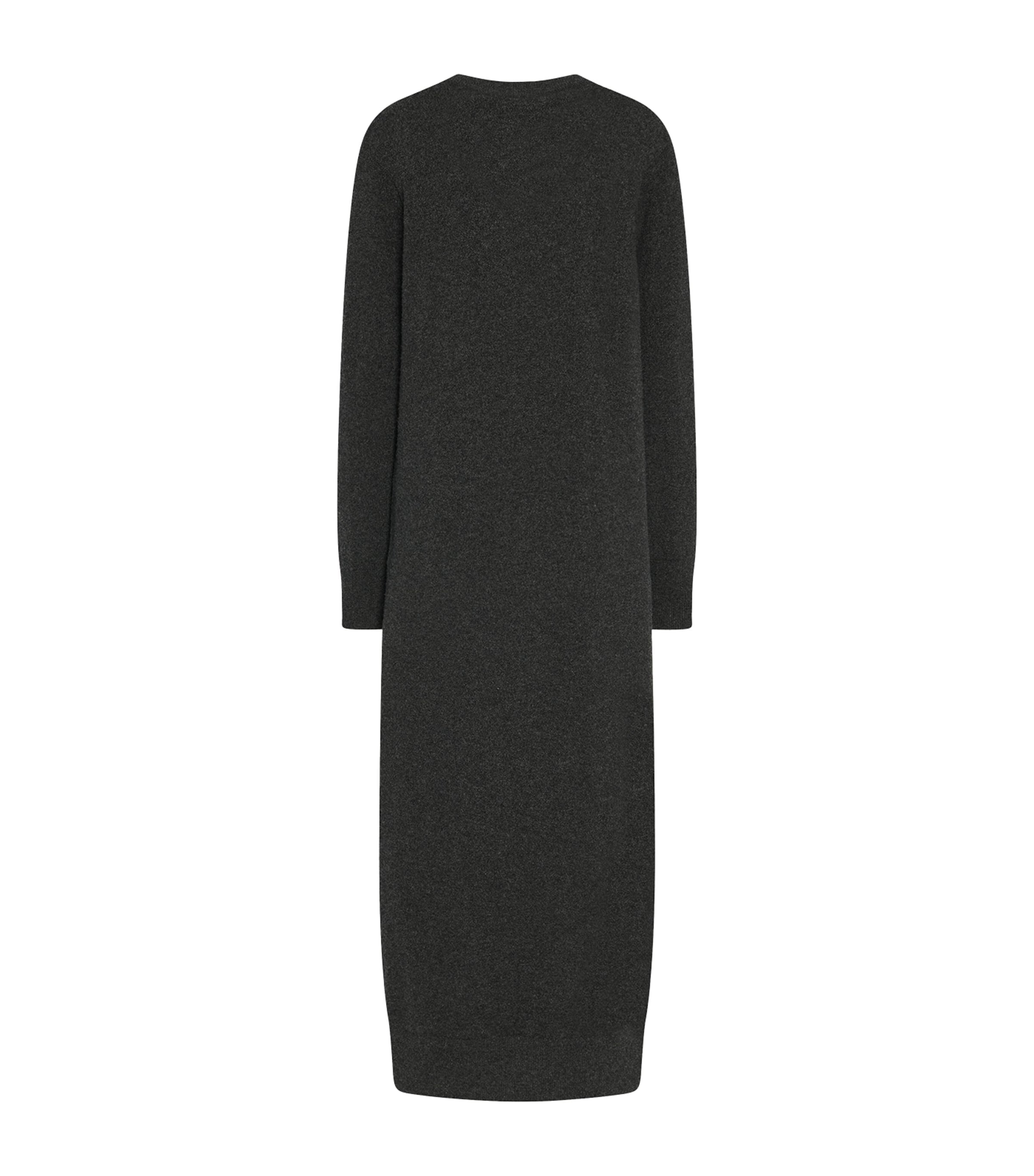 The Row Black Loter Cashmere Maxi Dress