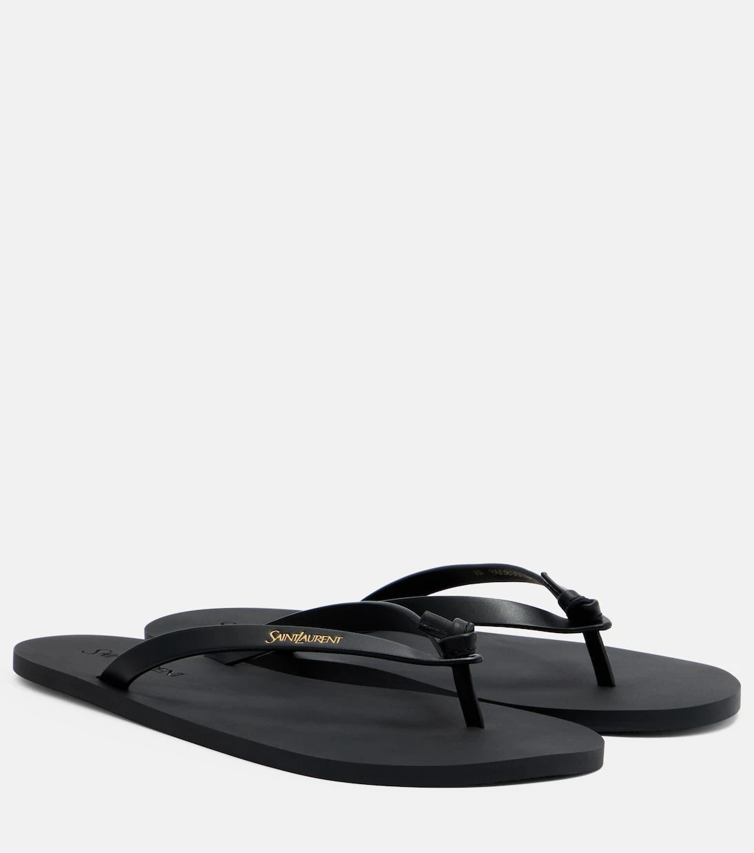 Saint Laurent - Pool leather thong sandals