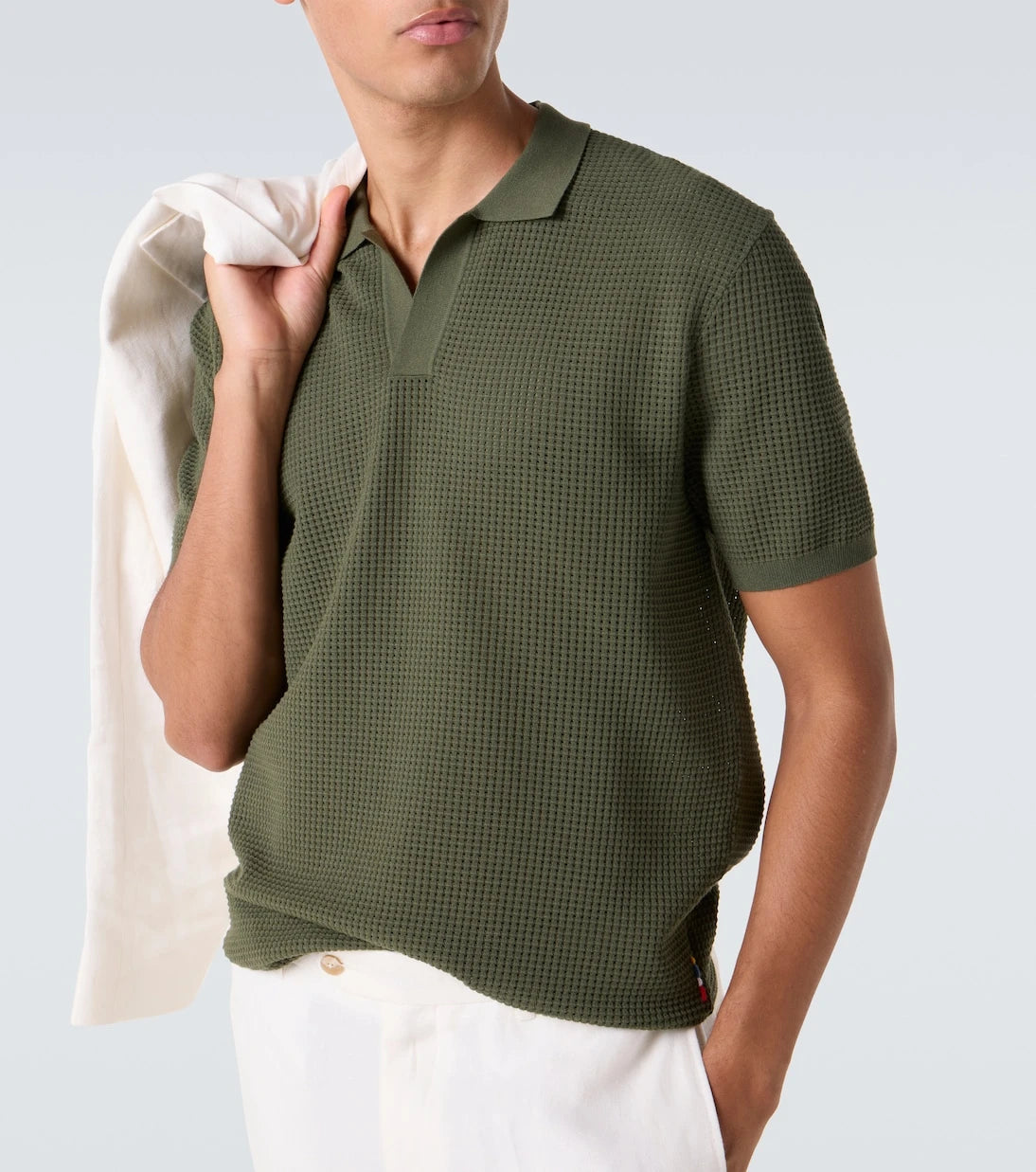 Orlebar Brown - Roddy waffle-knit polo shirt