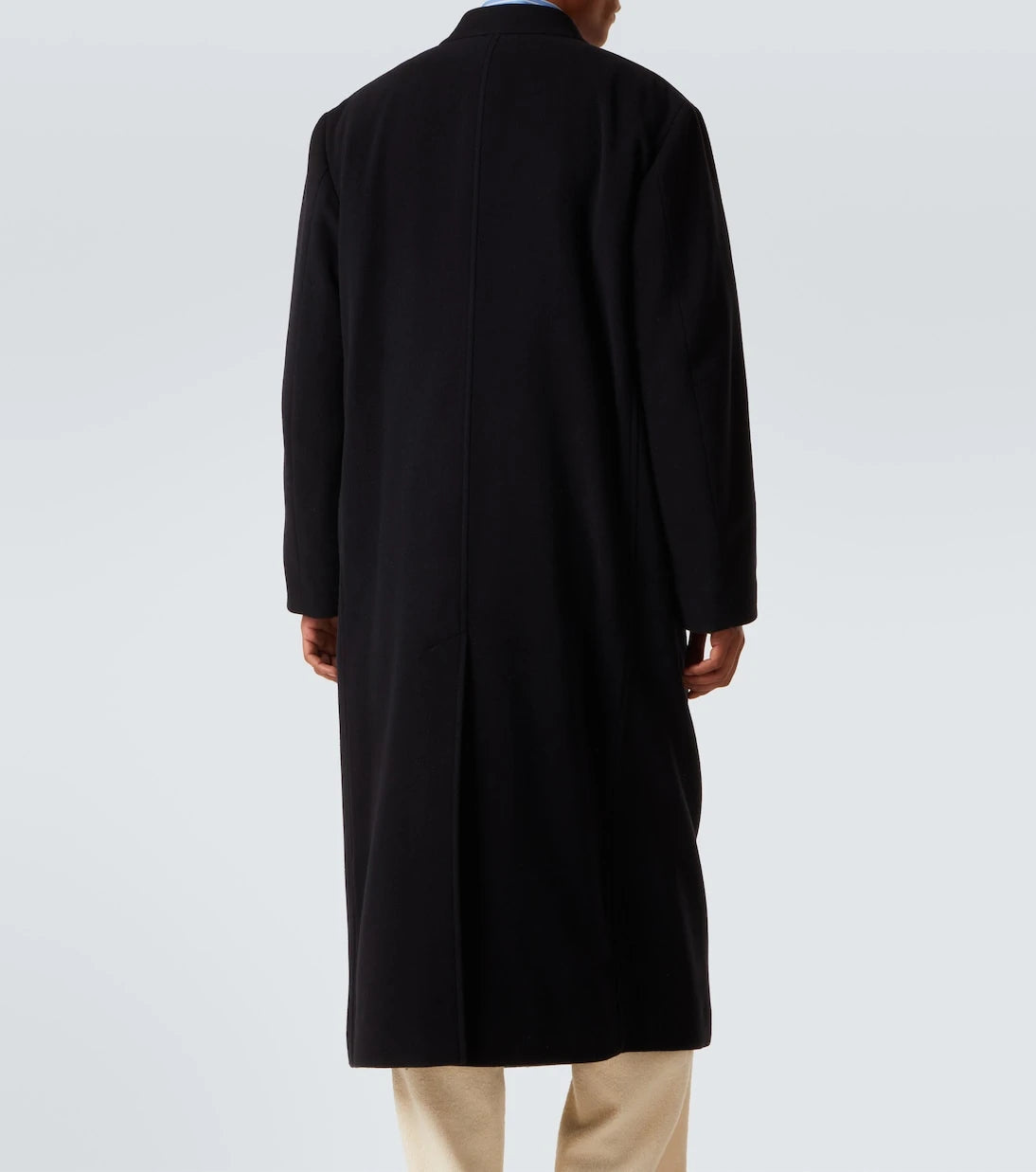 Auralee - Double-breasted wool mosser coat