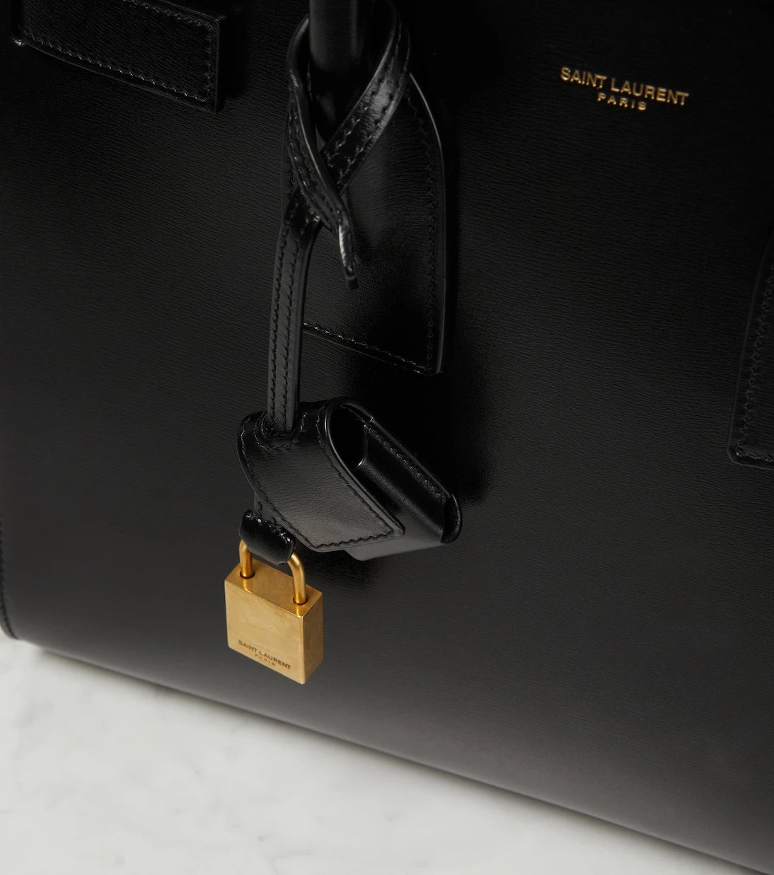 Saint Laurent - Sac De Jour Small leather tote bag