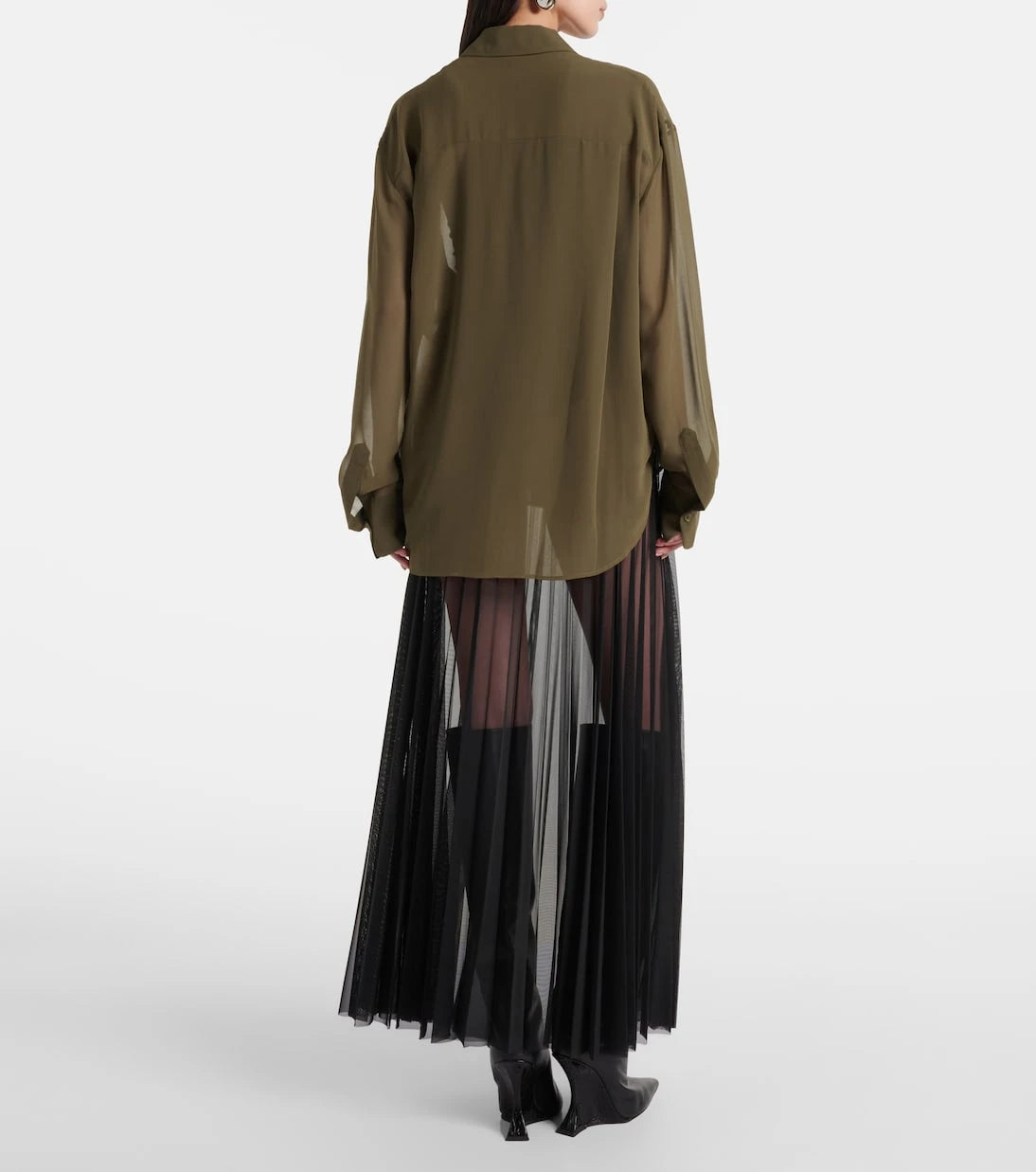 The Frankie Shop - Peri georgette shirt