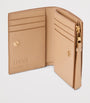 LOEWE White Leather Puzzle Compact Wallet
