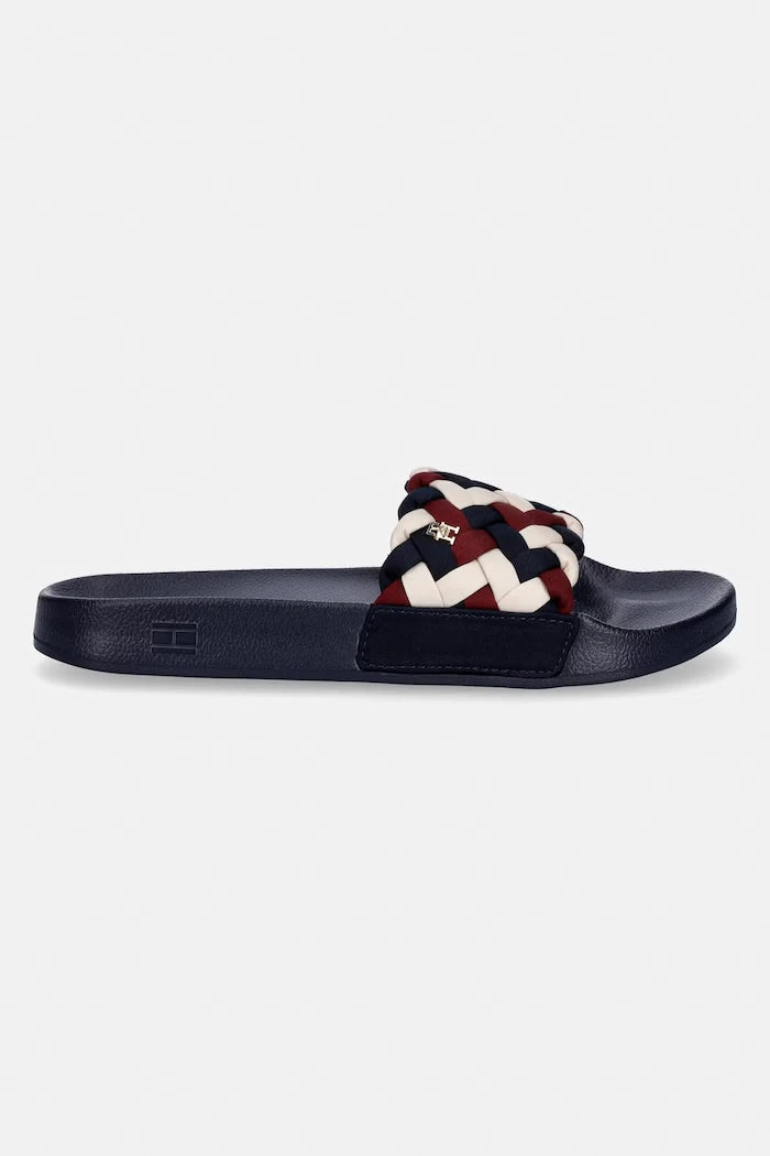 Tommy Hilfiger Kadın Terlik TH BRAIDED POOL SLIDE