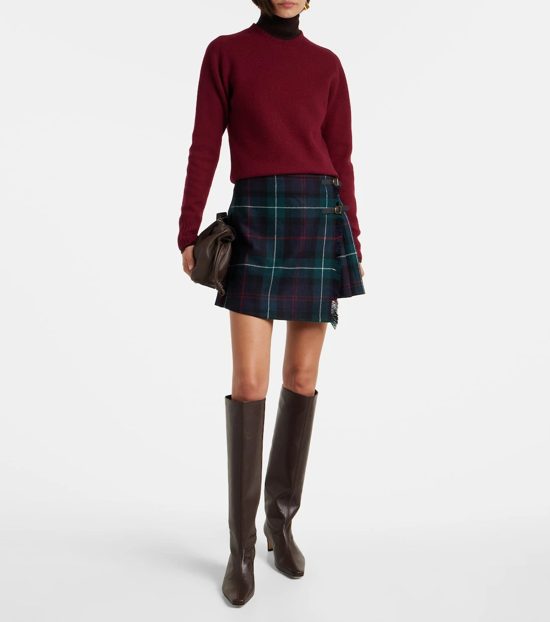 Staud - Wally 55 leather knee-high boots