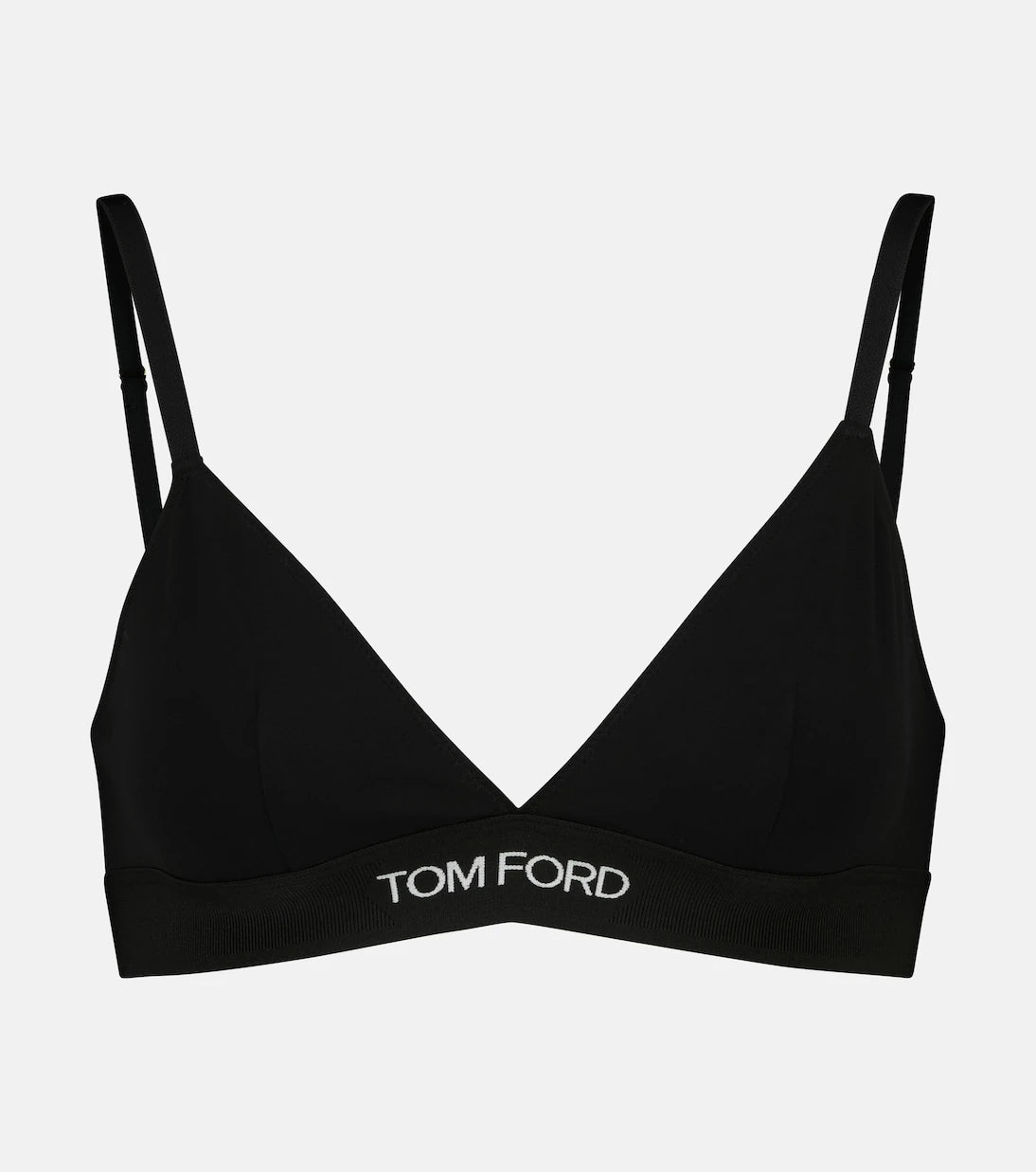 Tom Ford - Logo stretch-jersey triangle bra