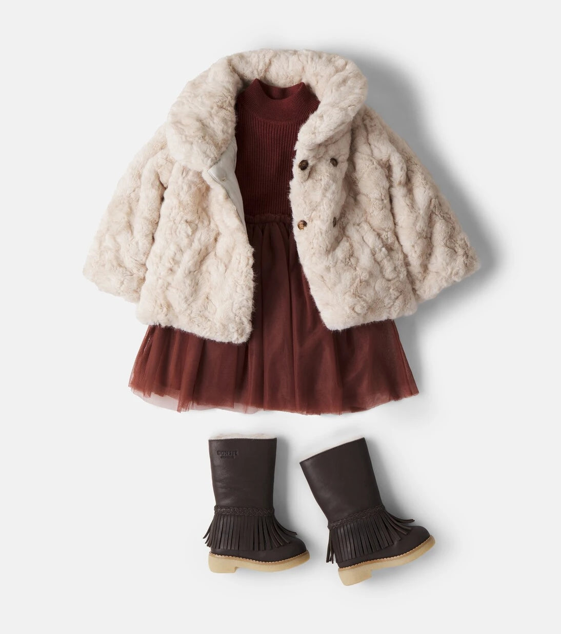 Donsje - Daffy fringed leather boots