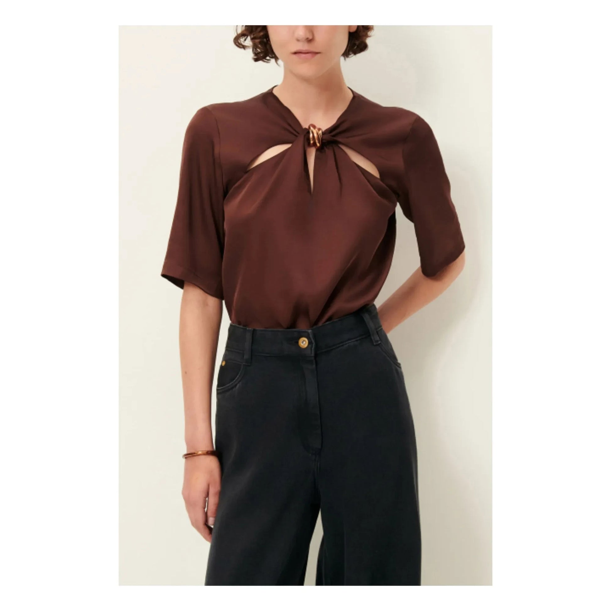 Sessùn - Amaya blouse | Brown