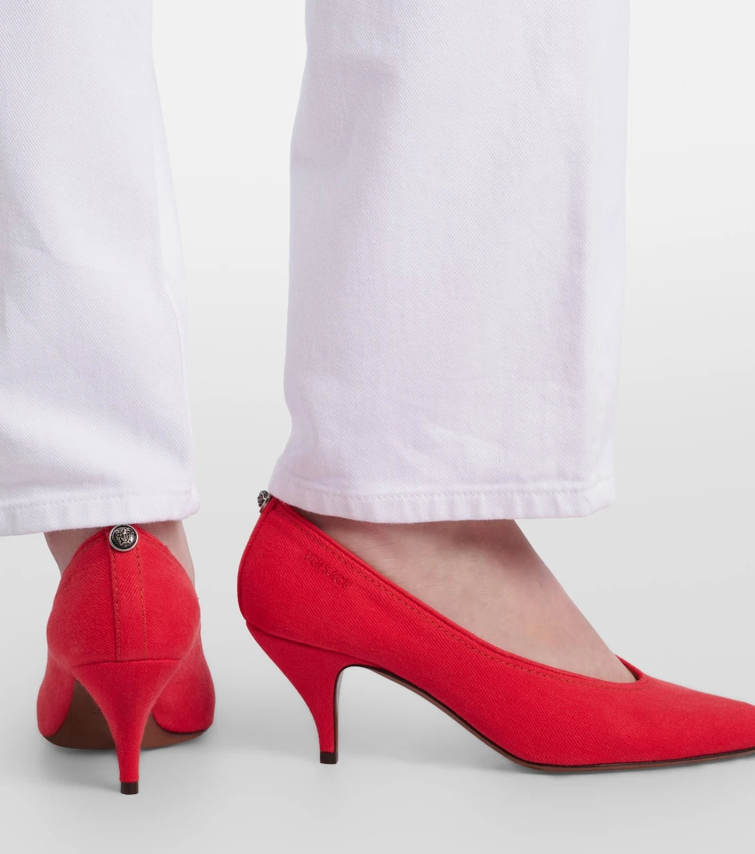 Versace - Tina denim pumps