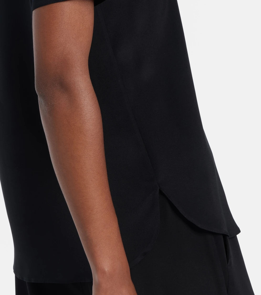 Max Mara - بلوزة Aris من مزيج الحرير