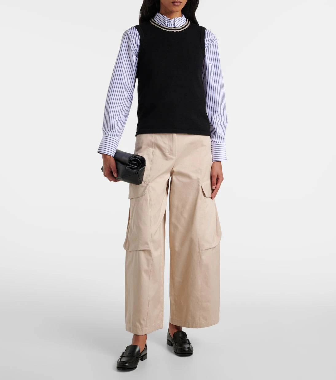 'S Max Mara - Cotton gabardine cargo pants