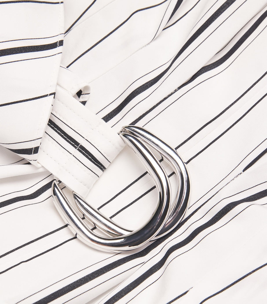 Belted Nansi Midi Dress IVRYB IVORY/BLACK