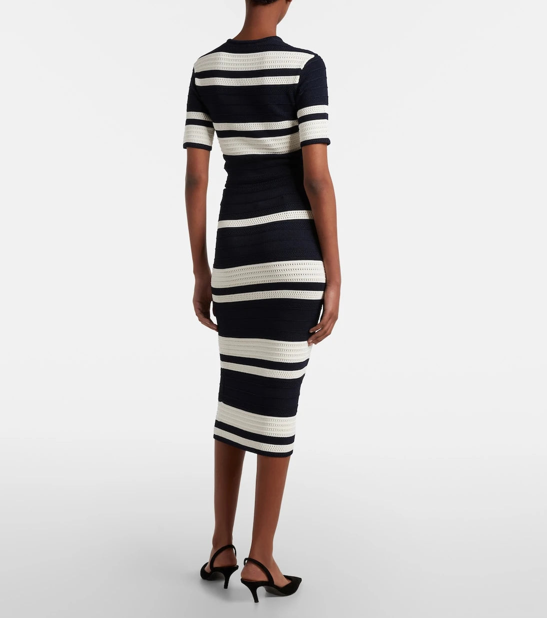 Ralph Lauren Collection - Striped knitted pencil skirt