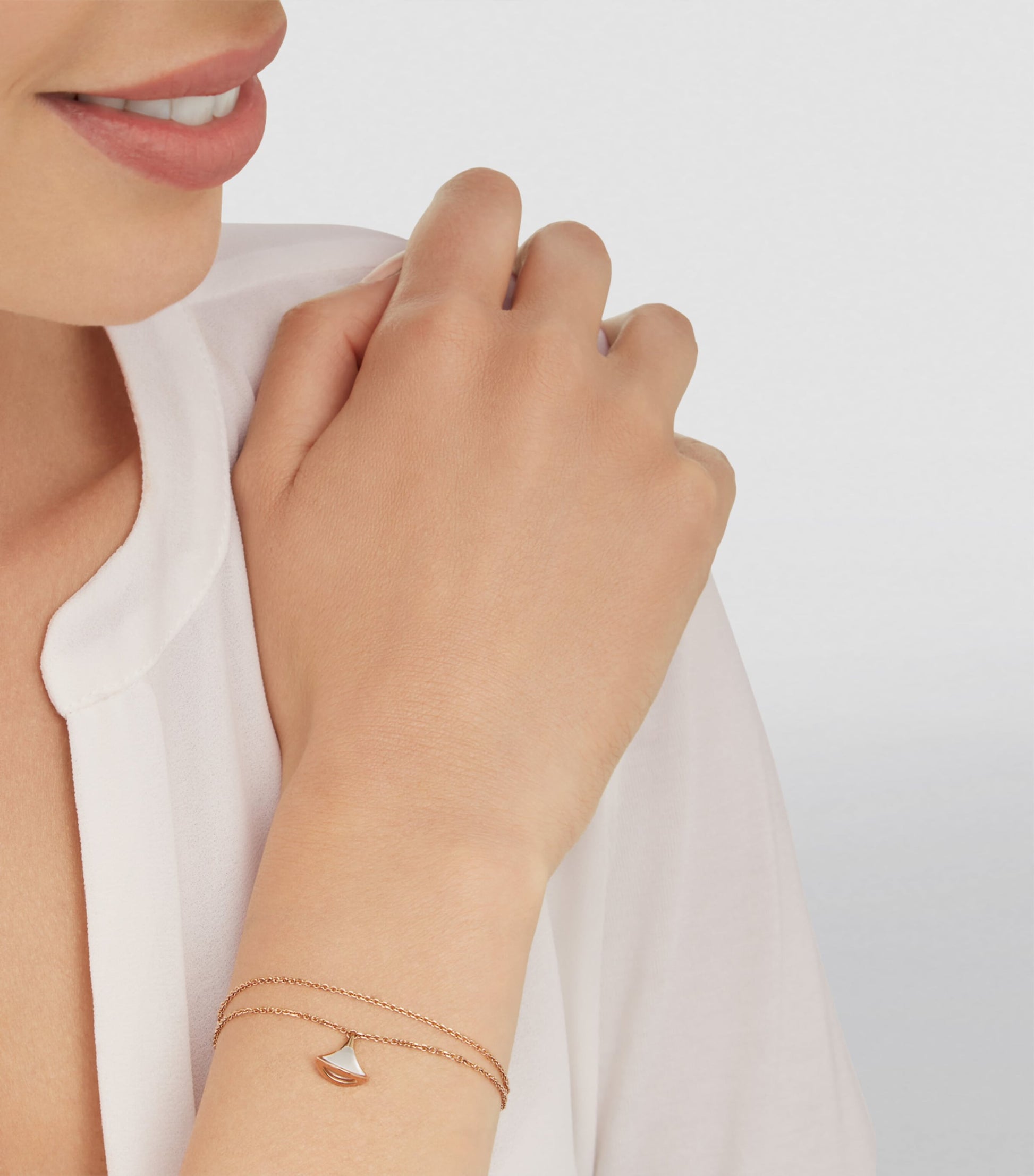 Yellow Gold and Mother-of-Pearl Divas' Dream Bracelet