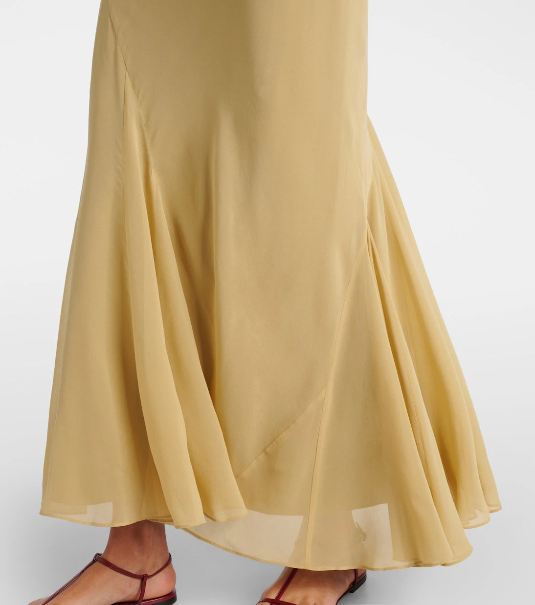Tove - Erin silk chiffon maxi dress