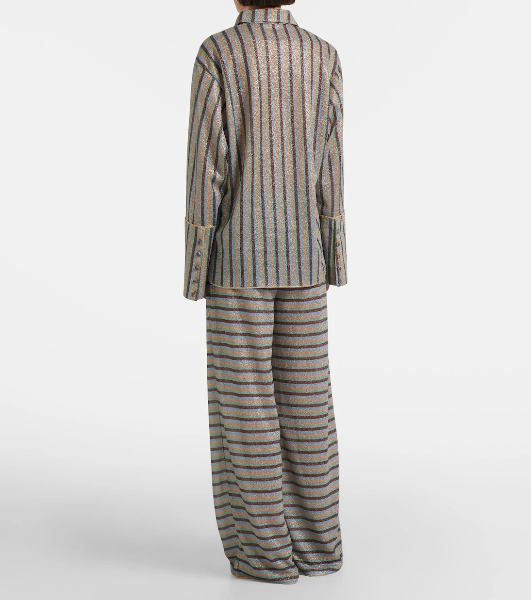 Oséree - Lumière striped wide-leg pants