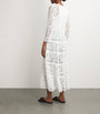 Alice+Olivia White Drawstring Talia Robe