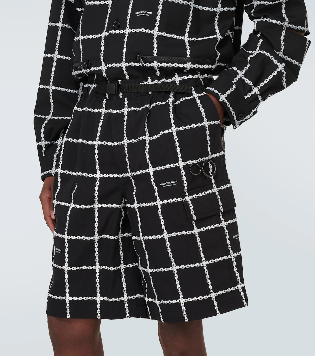 Undercover - Printed technical shorts