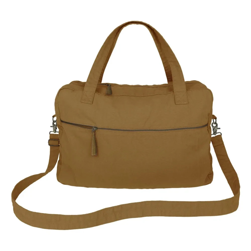 Numero 74 - Organic Cotton Weekend Bag  | Gold S024