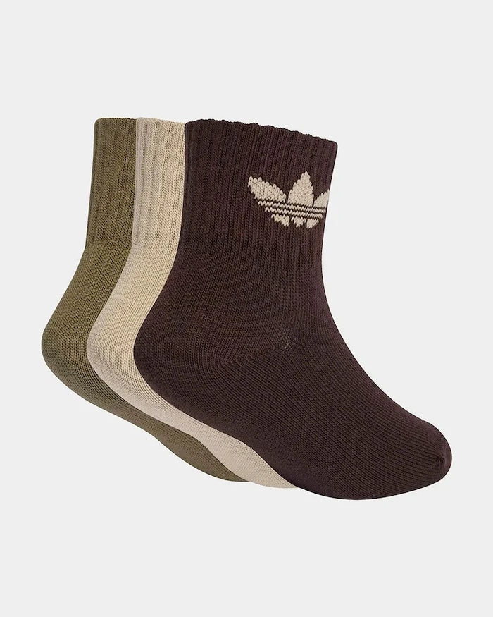 Pamuklu çocuk çorapları adidas Originals (3 çift)