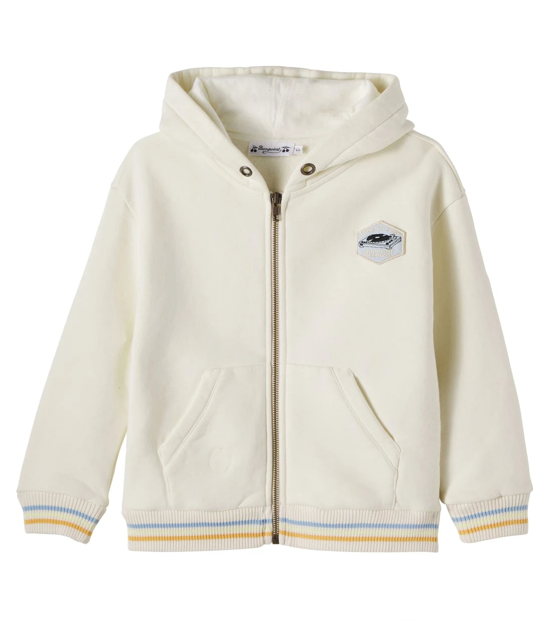 Bonpoint - Elroy cotton jersey zip-up hoodie