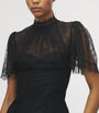 McQueen Black Lace-Detail Blouse