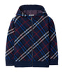 Burberry Kids Wool Check Zip-Up Hoodie (3-12 Years)
